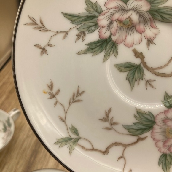 1 NORITAKE CHINA JAPAN 5502 CHATHAM CUP TEA AND SAUCER - Picture 10 of 14
